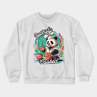 "Bear-ly Cooked." Crewneck Sweatshirt